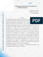 Terceirização Como Forma de Precarização Do Trabalho Na Reforma Trabalhista