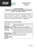 Convocatoria-BecasELAP Gobierno Canadá UQTR 2021-2022