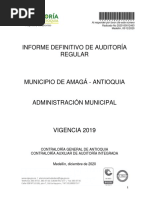 Informe Auditoria 2019