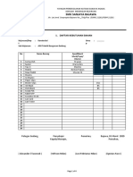 Format Kebutuhan Bahan