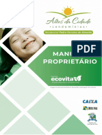 Manual Do Proprietario Pedro Ferreira Modelo Ecovita