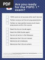 Are You Ready For The PSPO I Exam (v1)