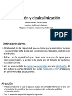 Aireación y Dealcalinización