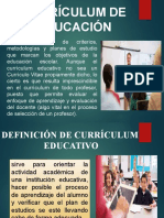 Curriculum Educativo