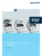 Operating Manual - Centrifuge 5702 Family