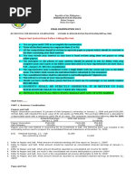 Final Examination in Business Combi 2021