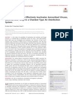 UVC LED Irradiation Effectively Inactivates Aerosolized Viruses