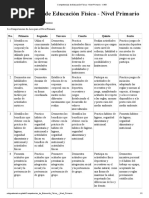 Competencias de Educación Física - Nivel Primario - CNB