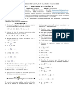 Taller de Repaso 8° - 2021