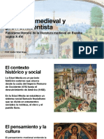 Presentación Sobre La Literatura Medieval