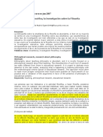 Felix Garcia Morrion - La Investigacion Filosofica La Investigacion Sobre La Filosofia