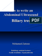 How To Write An Abdominal Ultrasound