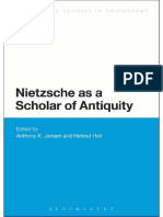 Nietzsche As A Scholar of Antiquity