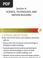 Section 4: Science, Technology, and Nation-Building