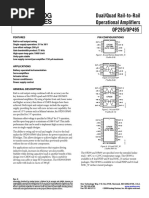 Dual/Quad Rail-to-Rail Operational Amplifiers OP295/OP495: Features Pin Configurations