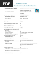 TMPCON102013907: Model Contract of Apprenticeship Training For Major/Minor Apprentices