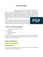 Manual de Calidad