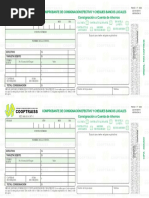 Comprobante de Consignacion Efectivo y Cheques Bancos Locales