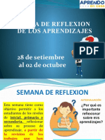 Semana de Reflexion de Los Aprendizajes