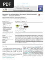 Metabolism and Biotransformation of Azo Dye by Bacterial Consortium Studied in A Bioreaction Calorimeter