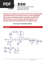 Grey Dod 250 Overdrive Preamp: Schematic