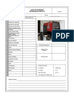 Check List Generador Portátil 