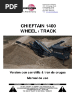 (S) 1400 Chieftain User Manual With Spares (L)