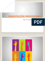 Orientacion Vocacional y Profesional Clase Postgrado 2016