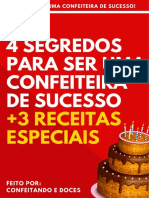 Apostila Digital Gratuita 4 Segredos para Ser Uma Confeiteira de Sucesso 3 Receitas Especiais 1