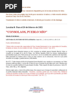 Lección 8 PDF CONSOLAOS PUEBLO MÍO para El 20 de Febrero de 2021