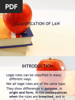 1.classification of Law