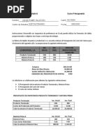 Hoja de Trabajo 6 Presupuestos