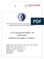 1.4. El Mercado de Trabajo y Sus Restricciones.