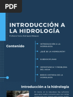 Introducción A La Hidrología