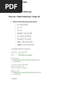 Chapter 2: Pattern Matching Exercise: Pattern Matching-1 (Page 18)