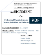 Assignment: Professional Organizations and Unions-Self Defense, Individual and Collective Bargaining