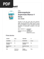 Hidrorepelente Supermate Blanco