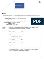 Test de Evaluación Módulo I (Niveles C1 y C2)