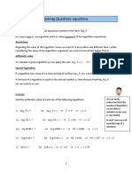 Properties of Logarithms