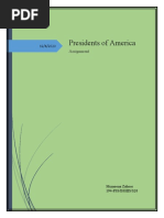 List of American Presidents From Beginning