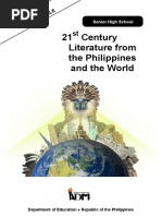 21stCenturyLiterature12 Q1 Mod1 Philippine Literary History Ver3