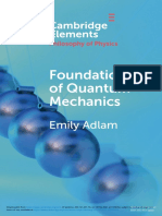 Foundations of Quantum Mechanics