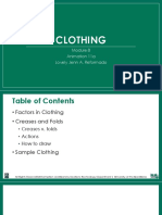 Module 8 - Clothing