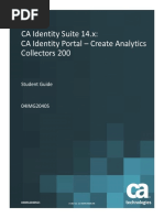 CA Identity Suite 14.x: CA Identity Portal - Create Analytics Collectors 200