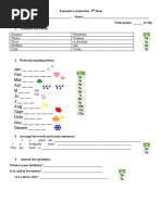 Formative Evaluation 2nd Form 