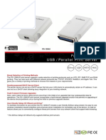 USB Fast Ethernet B / Parallel Print Server: PS-1206U PS-1206P