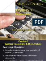 Chapter 6 - Business Transactions Their Analysis