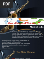 Music of South and West Asia