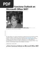 Cómo Funciona Outlook en Microsoft Office 365