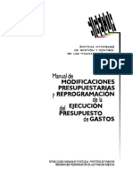 Manual de Modificaciones Presupuestarias y Reprogramacion